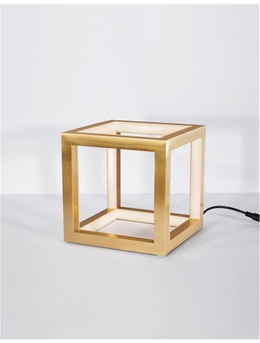 Stolní lampy dekorační - NV 9818162 Stolní lampa GABBIA zlatý hliník a silikon LED 20W 230V 3000K IP20 stmívatelné - NOVA LUCE - foto 1