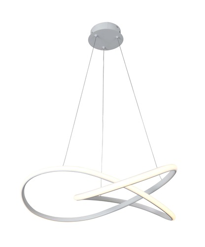 LED přívěšek - Závěsná LED lampa 30W bílá - foto 1