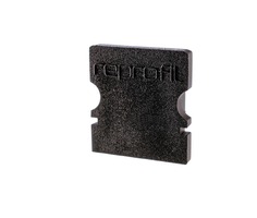 Krytky pro Al profily - IMPR 978042 Koncovka P-AU-02-08 černá 14 mm 2 ks - LIGHT IMPRESSIONS