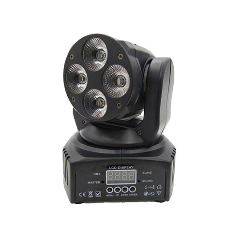 Jevištní efekty - 4 * 12W LED pohyblivá hlava světlo RGBW 4v1 - foto 1