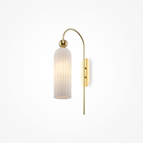Dekorativní - M MOD302WL-01W Nástěnné svítidlo Antic E14 40W bílá kov sklo designové - MAYTONI - foto 1