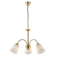 Dekorativní - FAN I-1162/3 ORO Závěsné svítidlo 1162, zlaté, 3 x E14, 55,5 x 87 cm - FANEUROPE