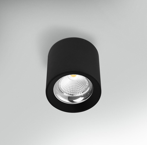 Downlight - CEN RNDNE-1511030 Stropní svítidlo LED RONDO černé pr.130x155mm 25W 230V 3000K 45d IP20 - CENTURY - foto 1