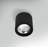 Downlight - CEN RNDNE-1511030 Stropní svítidlo LED RONDO černé pr.130x155mm 25W 230V 3000K 45d IP20 - CENTURY