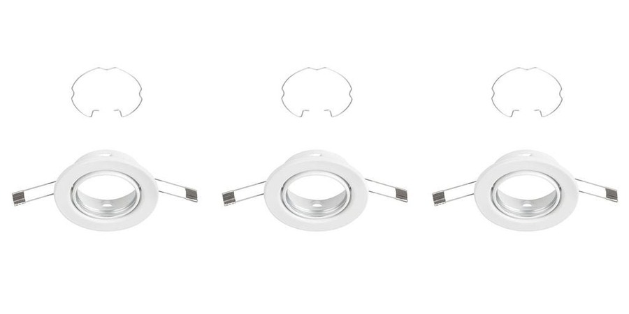 Kruhová - BRI 7110-036 3ks sada vestavné svítidlo, pr. 8,6 cm, bílé - BRILONER - foto 1