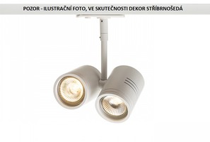 Svítidla - RED R12315 BEEBA II pro jednookr. lištu stříbrnošedá 230V GU10 2x35W - RED - DESIGN RENDL