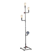 Stojací lampy - FAN I-AMARCORD-PT3 ZN Stojací lampa Piantana Amarcord, pozinkovaná, 3 x E27, 31 x 159 cm - FANEUROPE