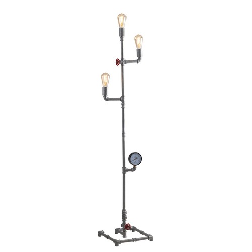 Stojací lampy - FAN I-AMARCORD-PT3 ZN Stojací lampa Piantana Amarcord, pozinkovaná, 3 x E27, 31 x 159 cm - FANEUROPE - foto 1