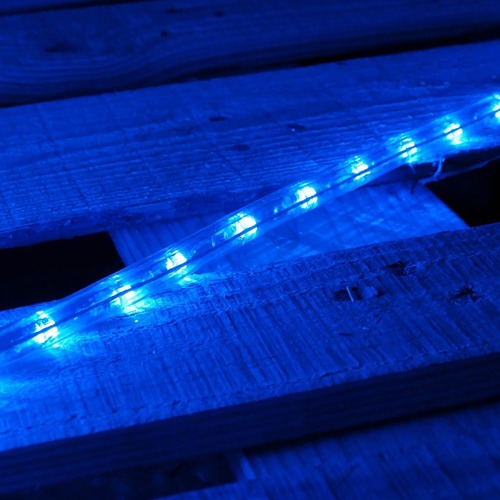 Světelné kabely - DLED LEDRL30B-1 DecoLED LED hadice - 1m, modrá, 30 diod - foto 1