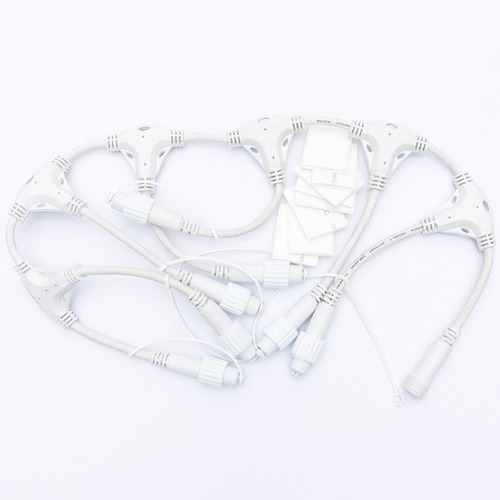 Příslušenství - DLED EF07T DECOLED T rozbočovač, 7 výstupů, bílý, IP44 - foto 1