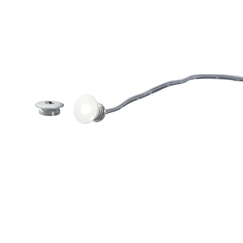 Kruhová - FAN LED-STARLIGHT-C Vestavné LED svítidlo Starlight (DC 12 V, bílá + stříbrná) 0,2 W, 11 lm, 3000 K, se stříbrnou a bílou objímkou, 1,8 x 1,4 cm - FANEUROPE - foto 1