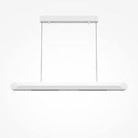 Podélná - M MOD276PL-L40W3K Závěsné svítidlo Motion 3000K 40W teplá bílá 2500lm bílý hliník stmívatelné - MAYTONI