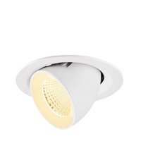 Kruhová - LA 1009572 NUMINOS® GIMBLE M Stropní vestavné svítidlo, 3000 K, 40°, bílá - BIG WHITE (SLV)