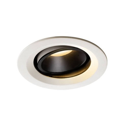 Kruhová - LA 1003565 NUMINOS® MOVE DL M vnitřní LED zápustné stropní svítidlo bílá/černá 2700 K 20° otočné a výkyvné - BIG WHITE (SLV) - foto 1