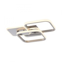 Hranatá - LD 14117-55 SEVENT LED stropní svítidlo stříbrná hranaté jednoduché teplé bílé světlo 3000K - LEUCHTEN DIREKT / JUST LIGHT