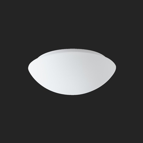 Nouzová - OS AUR59444 AURA 8 stropní/nástěnné skleněné svítidlo bílá IP44 3000 K 15W LED nouzové kombinované 3 h (původní kód OS 59444) - OSMONT - foto 1