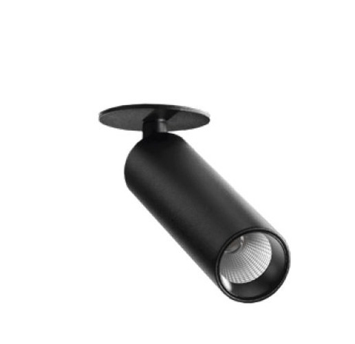 Kruhová - BPM 20110.02.RF.BK-BK.18.ST.9.27.DA Svítidlo MARTORELL MOVE zápustné černé 18º CRI90 2700K DALI - BPM - foto 1