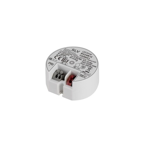 Stabilizované napětí - LA 1008651 LED zdroj 12V 24W, kulatý - BIG WHITE (SLV) - foto 1