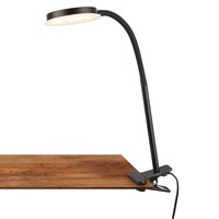 Stolní lampy s klipem - BRI 2195015 Plegg lampička s klipsem - 3,2W, 350lm, LED, nastavitelné, černá - BRILONER