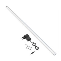 Přisazená - TF 201604TF TELEFUNKEN LED skříňkové svítidlo 87,3 cm 10W 1100lm stříbrná - BRILONER