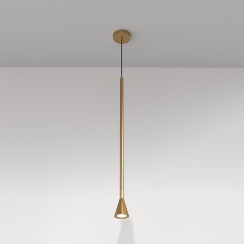 Subtilní - M P064PL-01G Závěsné svítidlo Arrow 40W GU10 zlatý kov moderní - MAYTONI - foto 1