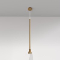 Subtilní - M P064PL-01G Závěsné svítidlo Arrow 40W GU10 zlatý kov moderní - MAYTONI