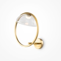 Dekorativní - M MOD327WL-L5BS3K Nástěnné svítidlo Lunare 3000K 5W 450lm teplá bílá mosaz kov - MAYTONI