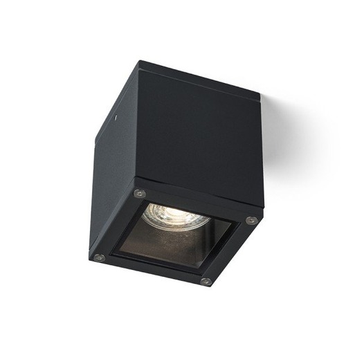 Přisazená - RED R13632 KEIG stropní černá 230V GU10 35W IP65 - RED - DESIGN RENDL - foto 1