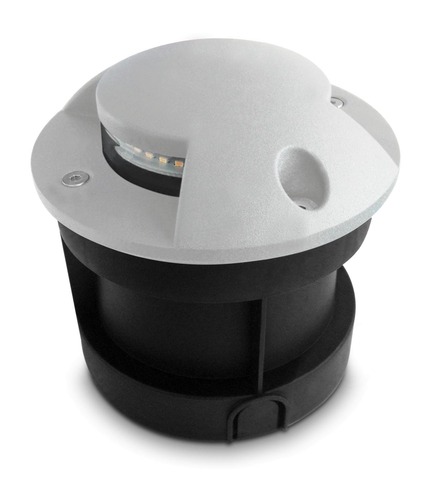 Zapuštěná - CEN PAVIC2L-0513040 Zemní LED PAVI 120 mm 2 světla 5W 24VAC/DC 4000K 160Lm 100d 130x130mm 500kg IP67 IK06 - CENTURY - foto 1