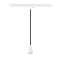 Svítidla - LA 1008283 PURI 2.0 Dome 3~ závěsné světlo, GU10, délka závěsu 200cm, 1x max. 6W, bílá barva - BIG WHITE (SLV)