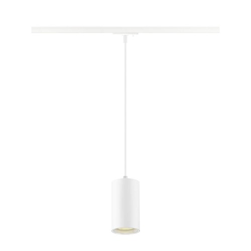 Svítidla - LA 1010100 ASTO TUBE 1~ závěsné svítidlo, GU10, délka závěsu 250 cm, 1 x max. 10 W, bílá - BIG WHITE (SLV) - foto 1