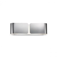 Nepřímé osvětlení - ILUX 031361  Nástěnné svítidlo Ideal Lux Clip AP2 small cromo 031361 chromové 44cm   - IDEALLUX