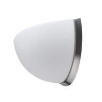 Dekorativní - OS NEL59964 NELA DL3 nástěnné skleněné svítidlo nerez broušená / bílá IP43 4000 K 15W LED HF (původní kód OS 59964) - OSMONT