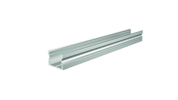 Al profily k přisazení - IMPR 970168 Reprofil U-profil vysoký AU-02-15 stříbrná elox 3000 mm - DEKOLIGHT