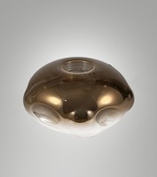 Stínidla, kryty, clony - FABAS 3849-51-388 Stínidlo Kit Luci Glass pro závěsnou základnu 8W bronz - FABAS