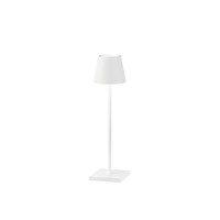 Na stůl - FAN LED-DRINK-S-BCO Nabíjecí venkovní svítidlo DRINK‑S bílá, LED 1,5 W, 165 lm, integrovaná baterie 1900 mAh - FANEUROPE