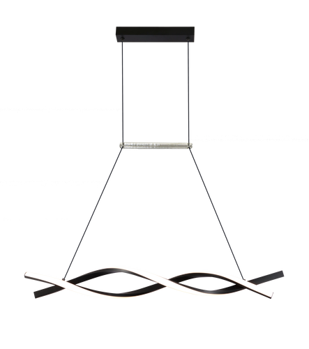 LED přívěšek - Závěsná LED lampa 28W Sand Black - foto 1