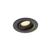Kruhová - LA 1009343 NUMINOS® MOVE XS Stropní vestavné svítidlo, 3000 K, 20°, IP20, kulaté, černé - BIG WHITE (SLV)