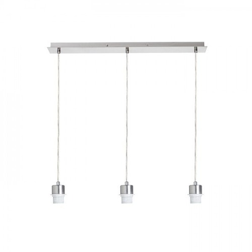 Vícečetná - RED R11774 MORE 60 stropní závěsná základna matný nikl 230V E27 3x42W - RED - DESIGN RENDL - foto 1