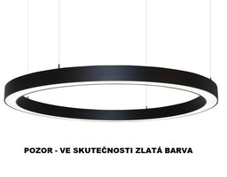 Kruhová - ARCHI SBS/GI1220/4K/GL Závěsné svítidlo BELO GI 50W 8520lm 4000K zlaté 120cm - ARCHILIGHT