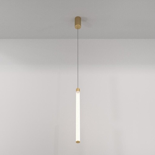 Subtilní - M P022PL-L20G3K Závěsné svítidlo Ray 3000K 20W 2600lm zlatá hliník teplá bílá - MAYTONI - foto 1