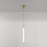 Subtilní - M P022PL-L20G3K Závěsné svítidlo Ray 3000K 20W 2600lm zlatá hliník teplá bílá - MAYTONI
