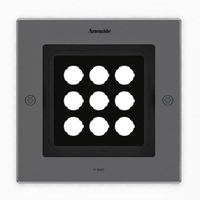 Zapuštěná - AR T4009NSPW00 Ego 220 pojezdové ocel 5°  3000K čtverec - ARTEMIDE