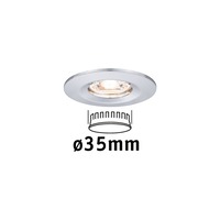 Koupelnová - P 94302 LED vestavné svítidlo Nova mini nevýklopné IP44 1x4W 2.700K chrom 230V - PAULMANN