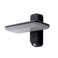 Nástěnná - FAN LED-ARGO-SOLAR Solární nástěnné svítidlo, LED, ARGO, antracit, senzor, 25 x 17.8 x 20 cm - FANEUROPE