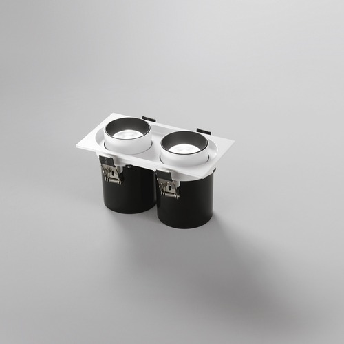 Hranatá - FAN INC-OUTSIDER-2X15 Vestavné LED svítidlo Outsider 3900 lm (bílé) 2 x 15 W, CCT - FANEUROPE - foto 1