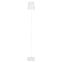 Stojací lampy - BRILO 1438016 LED nabíjecí stojací svítidlo 130 cm 3,5 W 400lm bílé - BRILO