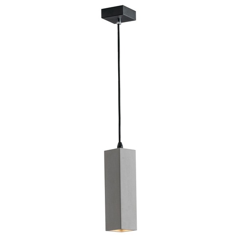 Hranatá - FAN I-KRUK-Q-S1 Závěsné svítidlo Kruk hranaté, šedé, 1 x GU10, 7 x 130 cm - FANEUROPE - foto 1
