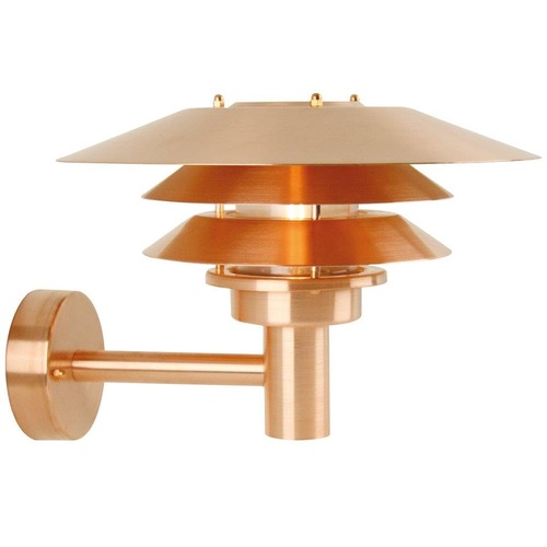 Nástěnná - NOR 10600625 Venkovní nástěnné svítidlo Venø 1x60W E27 měď čirá - NORDLUX - foto 1