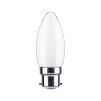 B22d - P 28899 LED svíčka B22d 230V 4,7W 2700K stmívatelné opál - PAULMANN